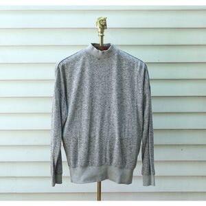 Republic Denim Grey Light Grey Mock Neck Sweater
